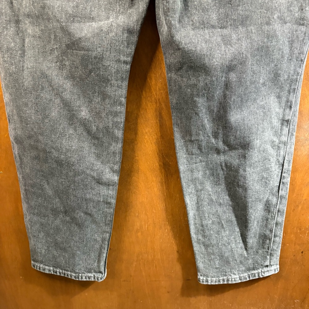 Old Navy Gray OG Straight Leg High Rise Jeans NWT Size 12 Button Fly Y2K Grunge - Picture 10 of 15